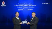 Pencatatan perdana saham PT Autopedia Sukses Lestari Tbk (ASLC( (Foto: BEI)