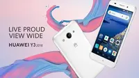 Huawei Y3 2018 merupakan smartphone berbasis Android Go pertama dari Huawei (Foto: Huawei)