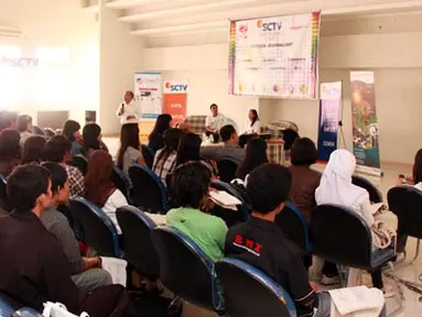 Citizen6, Semarang: Suasana acara SGTC di Kampus Undip, Semarang, Jateng.(Pengirim: Ady Permadi)