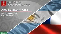 Kualifikasi Piala Dunia 2018_Argentina vs Cile (Bola.com/Adreanus Titus)