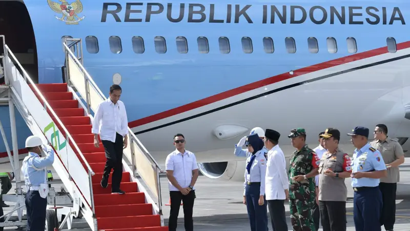 Presiden Jokowi menyambangi Lombok, Nusa Tenggara Barat