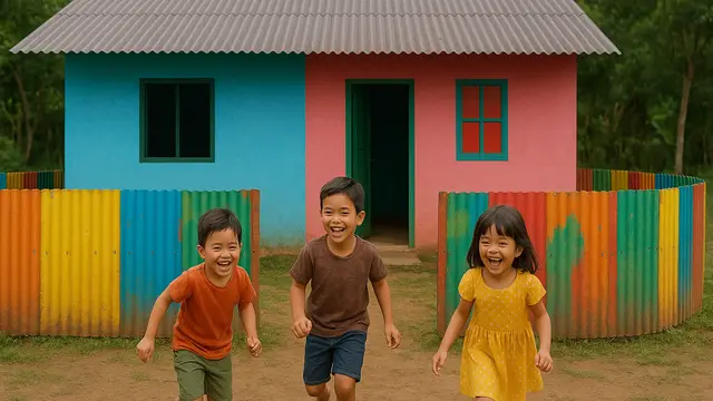 Rumah Kecil Sederhana di Kampung (Foto: ChatGPT)