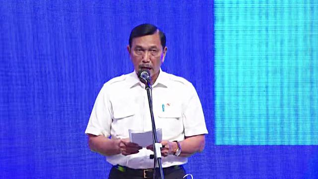 Menteri Koordinator  bidang Maritim dan Investasi (Menko Marves) Luhut Binsar Panjaitan atau Menko Luhut