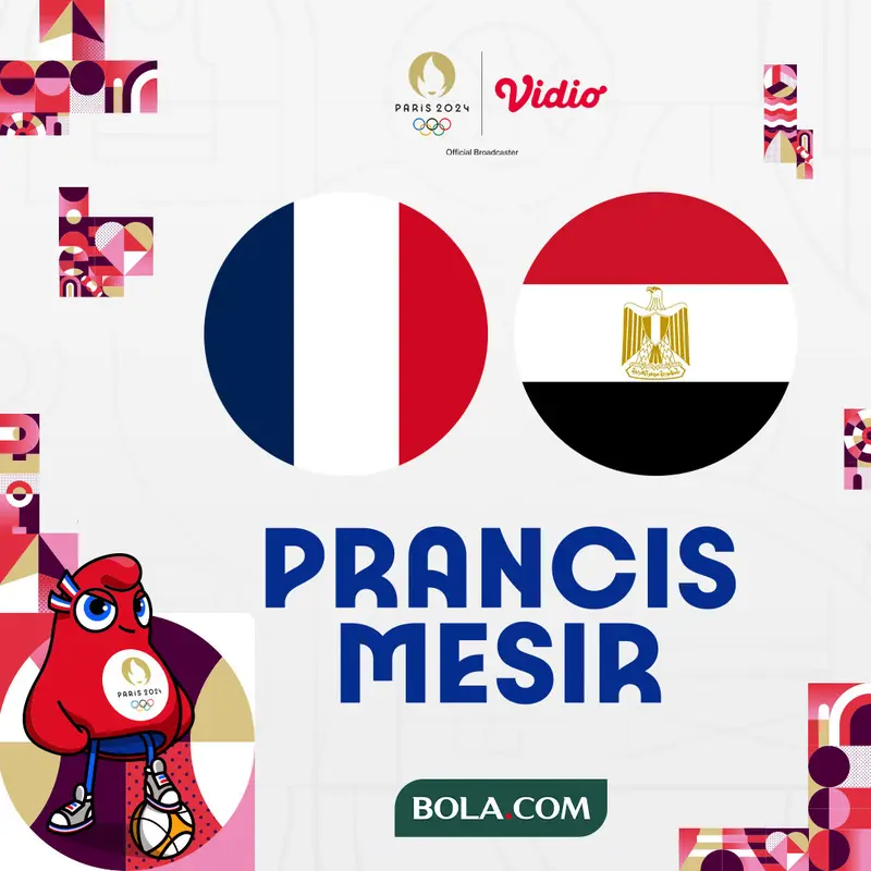 Olimpiade 2024 - Sepak Bola - Prancis Vs Mesir