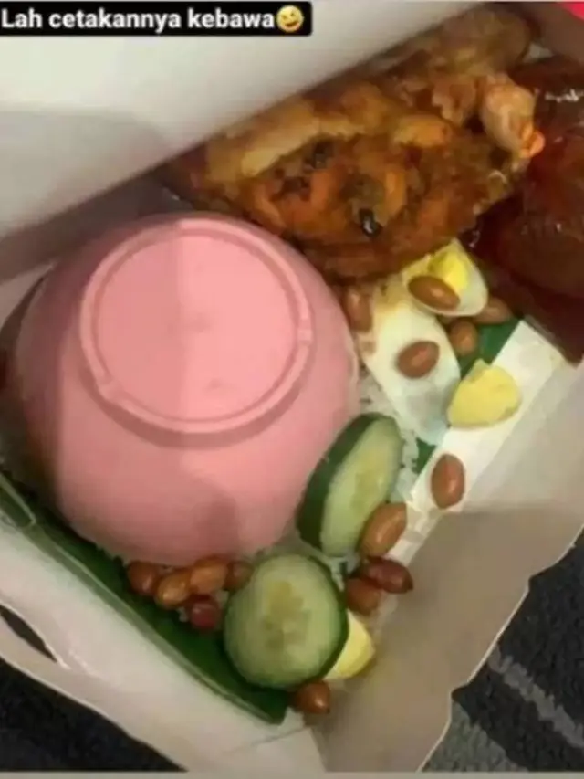 8 Potret Nyeleneh Isi Nasi Kotak yang Bikin Geleng Kepala, Lauknya Kocak Banget