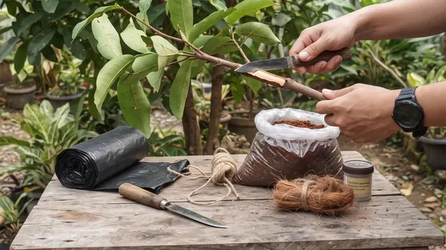 cara mencangkok pohon jambu