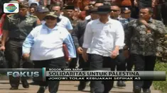 Presiden Jokowi mengajak negara lain untuk turut menolak kebijakan sepihak Trump soal klaim Yerusalem sebagai Ibu Kota Israel.