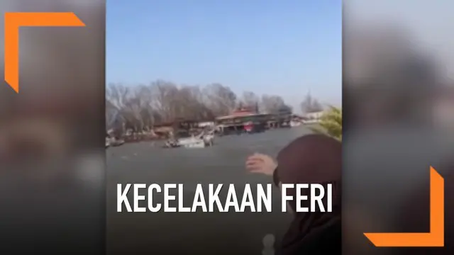 VIDEO: Kecelakaan Kapal Feri di Irak, 100 Tewas
