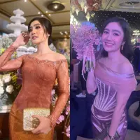 Febby Rastanty diketahui menjadi mak comblang antara Jessica Mila dan Yakup Hasibuan. Tapi tak sampai di situ saja, Febby Rastanty pun tampil anggun di acara pernikahan Enzy Storia, sama-sama menjadi bridesmaid, hingga disebut duta bridesmaid. Foto: Instagram.