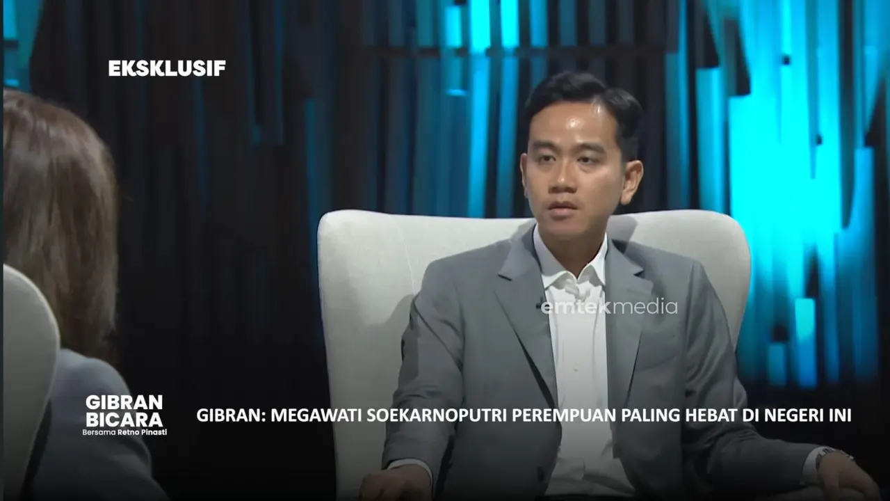 Wakil Presiden RI Gibran Rakabuming Raka dalam Program Liputan6 SCTV Eksklusif “Gibran Bicara” yang tayang pada Senin (1/12/2025).