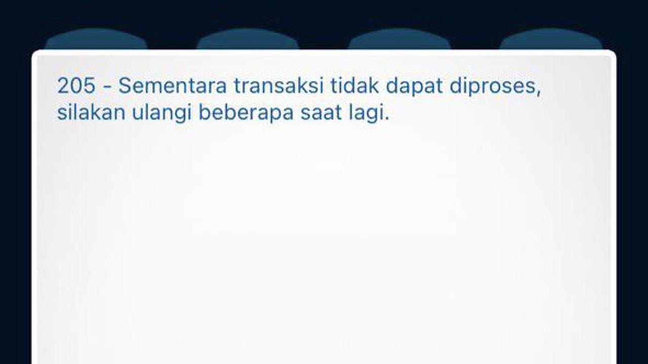 Aplikasi BCA Mobile Error