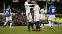 Pemain Swansea City Gylfi Sigurdsson merayakan golnya ke gawang Everton dalam lanjutan Liga Premier Inggris, Minggu (24/1/2016). (Liputan6.com/Reuters / Andrew Yates Livepic)