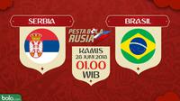 Piala Dunia 2018 Serbia Vs Brasil (Bola.com/Adreanus Titus)
