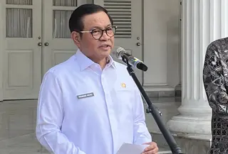 Gubernur DKI Jakarta Pramono Anung di Balai Kota Jakarta. (Foto: Liputan6.com/Winda Nelfira).