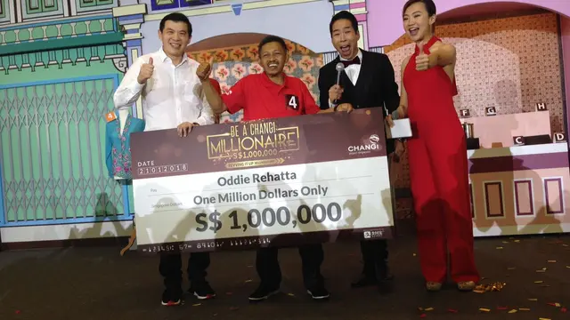 Selamat, Turis Indonesia Menang Rp 10 M dari Bandara Changi