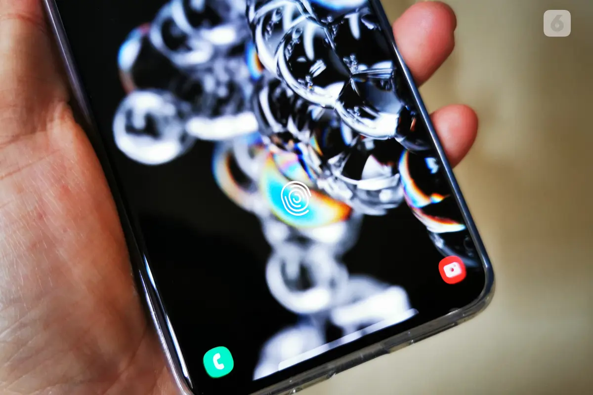 Pemindai Sidik Jari di Samsung Galaxy S20 Ultra