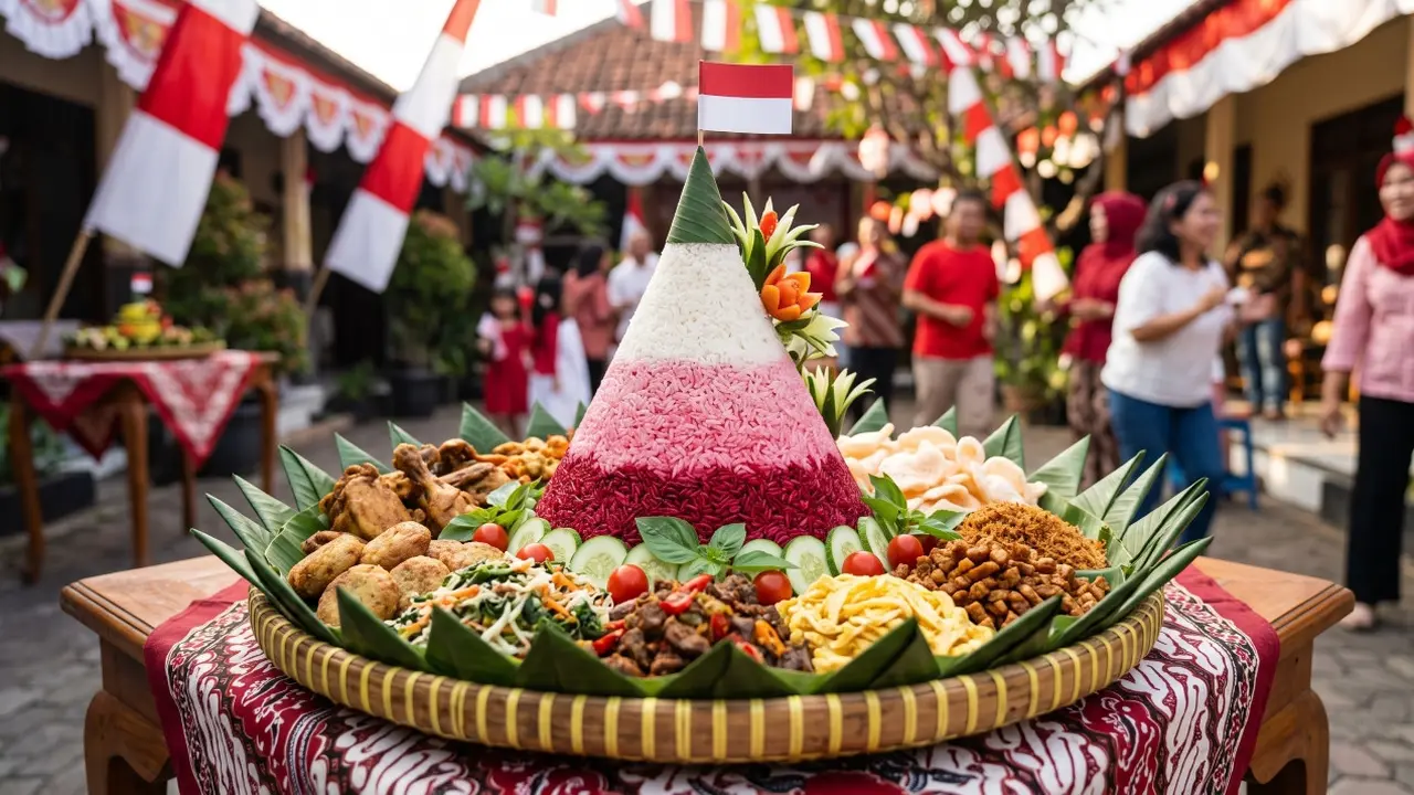 Tumpeng Kemerdekaan 17 Agustus