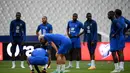Laga melawan Yunani memastikan langkah Prancis selanjutnya dan memastikan satu tempat di EURO 2024 nanti. (AFP/Franck Fife)