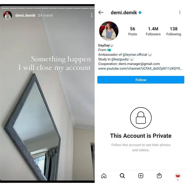 Followers Makin Menyusut, Selebgram Kasakhstan Dayana Akan Tutup Akun