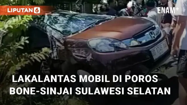 Beredar viral di sosial media kecelakaan laka lantas di Bone - Sinjai. Sebuah Honda Brio ditabrak dari belakang oleh Honda Mobilio
