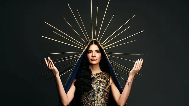 Dari Al-Aqsa hingga Bunda Maria, Parade Gaun Simbol Spiritual yang Menggema di Miss Universe 2025