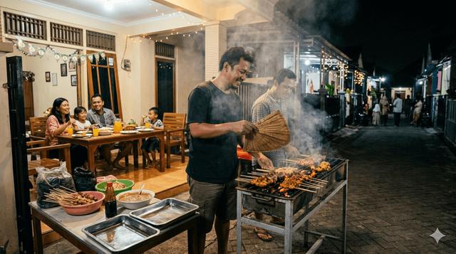 4. Jasa Tukang Bakar Sate/Ayam (Home Grill Assistant)