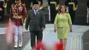 Usai menandatangani buku tamu dan berfoto bersama. Kedua pemimpin negara tersebut langsung melakukan pertemuan empat mata yang digelar tertutup di ruang kerja presiden. (Bay ISMOYO/AFP)