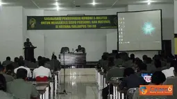 Citizen6, Bandung: Asisten Perencanaan (Asrendam) Kasdam III/Siliwangi Kolonel Inf Bramantyo Andi Susilo membuka Sosialisasi Penggunaan Komunikasi Dara E-Militer bagi Satuan TNI AD, Senin (10/10). (Pengirim: Pendam)