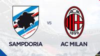 Liga Italia: Sampdoria Vs AC Milan. (Bola.com/Dody Iryawan)