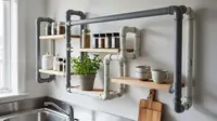 8 Inspirasi Rak Dapur Hemat Tempat Pakai Paralon Bekas, Ekonomis Tapi Estetik
