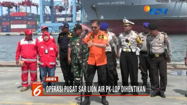 Kabasarnas M Syaugi resmi hentikan operasi pencarian korban Lion Air JT 610.