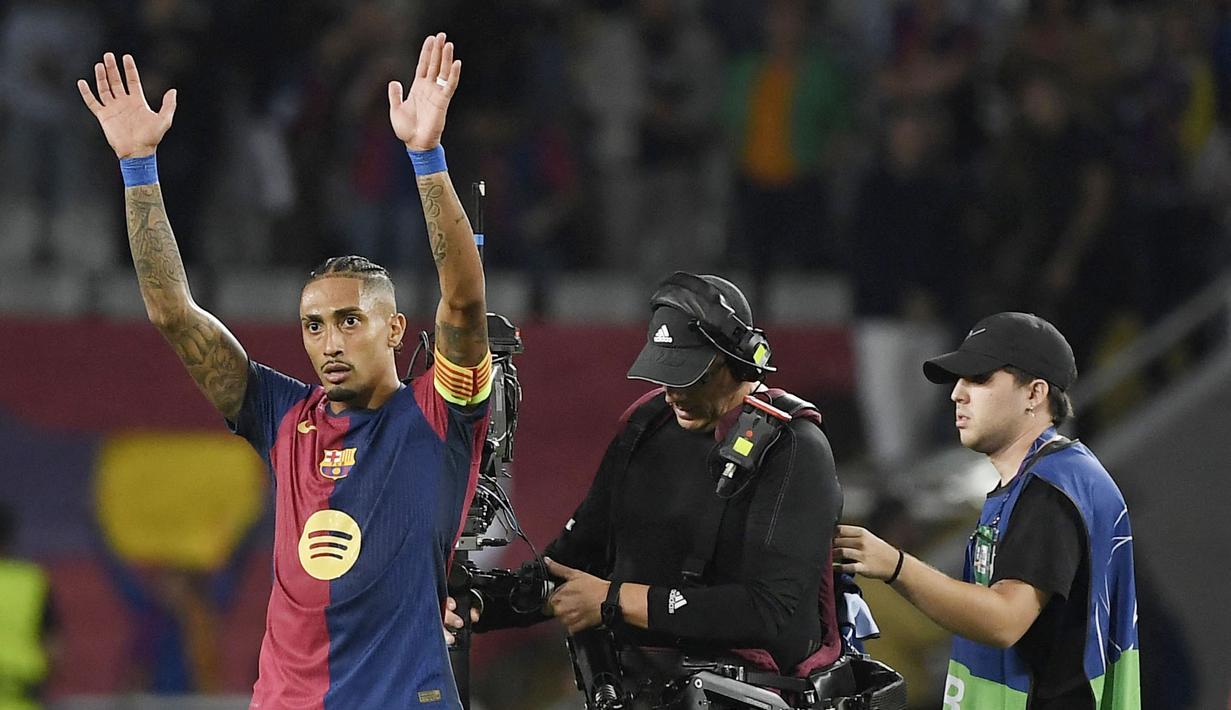 Berkat hasil ini, Barca pun bangkit usai menderita kekalahan di matchday pertama lalu. Sementara itu, Young Boys kembali menelan kekalahan telak dan terpuruk di dasar klasemen. (AFP/Josep Lago)