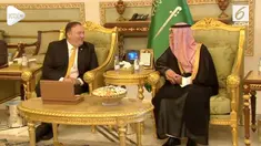 Menteri Luar Negeri AS Mike Pompeo telah tiba di Arab Saudi untuk bertemu dengan Raja Salman atas hilangnya dan dugaan pembunuhan penulis Saudi, Jamal Khashoggi.