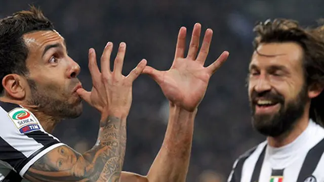 [VIDEO] Gol Spektakuler Tevez Penentu Kemenangan Juventus