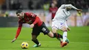 Kemenangan tipis Milan ini ditentukan lewat eksekusi penalti Theo Hernandez di menit 45+1. (Spada/LaPresse via AP)