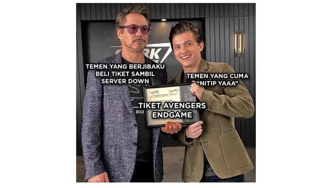 Meme Endgame (Sumber: Twitter/cinemaxxtheater)