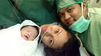 Lahirkan Anak Pertama, Istri Posan Eks 'Kotak' Kelelahan