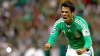 Mexico's Pavel Pardo celebrates his second goal againts Honduras during their Group B CONCACAF World Cup qualifying football match at the Azteca Stadium in Mexico City on August 20, 2008. AFP PHOTO/Luis ACOSTA