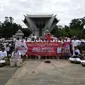 Dukungan terhadap Jokowi-Ma'aruf Amin disampaikan oleh ratusan tukang becak dan pedagang asongan di Palembang (Dok. Humas Rekan Jokowi / Nefri Inge)