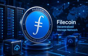 Gambar kripto Filecoin. (Ilustrasi by AI)