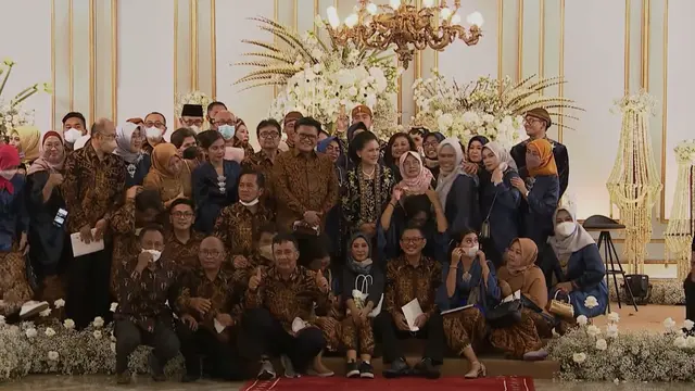 Tamu undangan di pernikahan Kaesang Pangarep