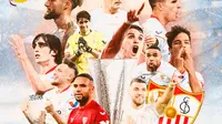 Liga Eropa - Ilustrasi Sevilla Juara Liga Eropa (Bola.com/Decika Fatmawaty)