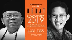 Debat Cawapres 2019 akan digelar 17 Maret 2019 di Hotel Sultan Jakarta. Saksikan live streaming Debat Cawapres 2019 hanya di Liputan6.com