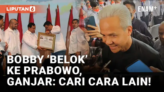 Bobby Nasution Deklarasi Dukung Prabowo-Gibran, Begini Komentar Ganjar