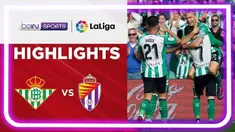 Berita Video, Real Betis Raih Kemenangan Atas Real Valladolid di Pekan 22 Liga Spanyol pada Sabtu (18/2/2023)