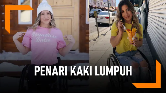 VIDEO: Kisah Haru Penari yang Kakinya Lumpuh