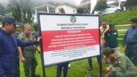 Kemhut Segel 4 Vila di Puncak Bogor yang Dibangun di Kawasan Hutan