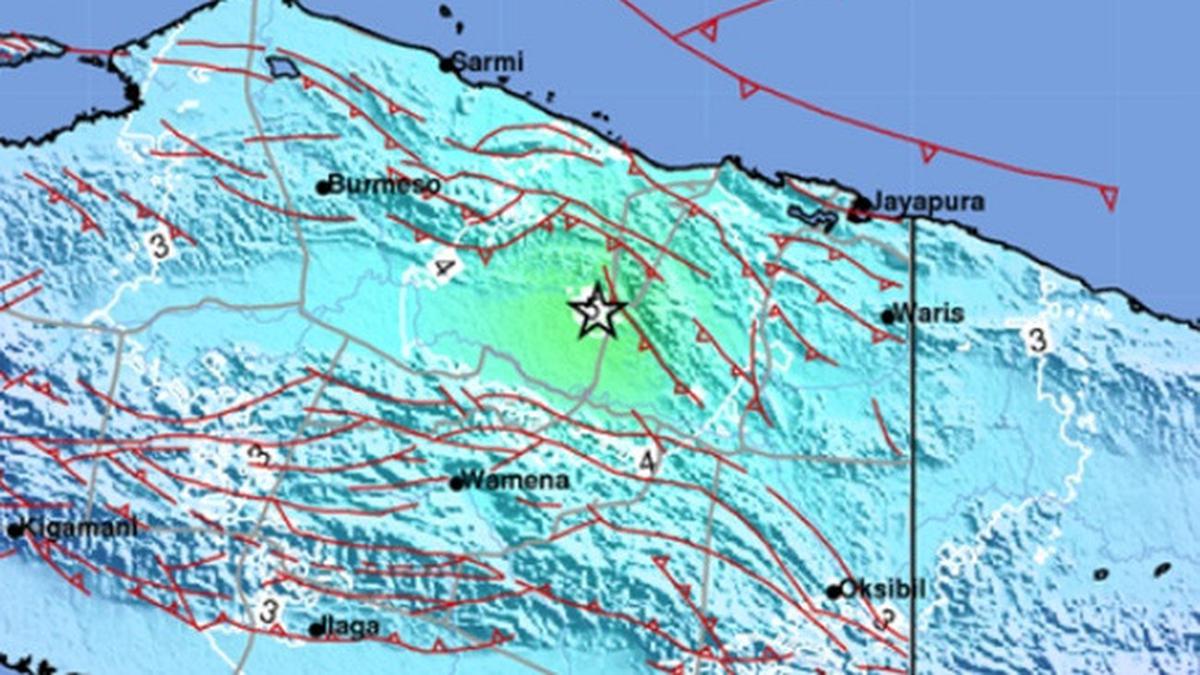 Gempa Darat Magnitudo 6,2 Guncang Sarmi Papua, Sumber Gempa Bukan dari Sesar Aktif