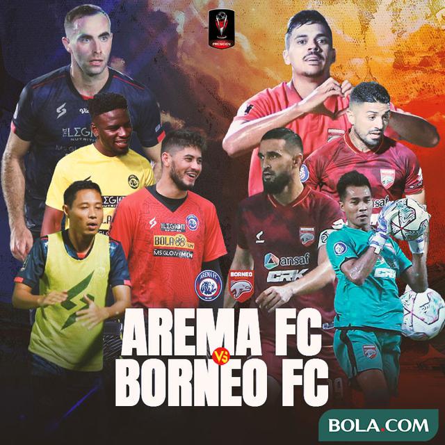 Piala Presiden 2022 - Duel Antarlini - Arema FC Vs Borneo FC