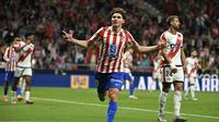 Hal tersebut menambah catatan gol Julian Alvarez pada musim ini dengan mengemas 4 gol dan 1 assist dalam 6 laga di Liga Spanyol. (AFP/Javier Soriano)